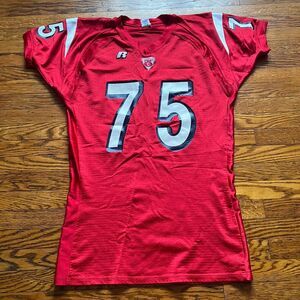 Vintage Russell Athletics Cornell Sprint Football Jersey Red #75 Men's XL